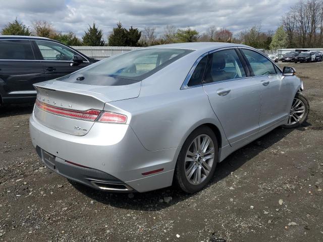 3LN6L2G95FR605864 - 2015 LINCOLN MKZ SILVER photo 3