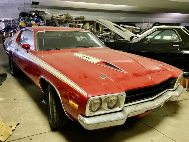 RM21H3G174999 - 1973 PLYMOUTH ROADRUNNER RED photo 1