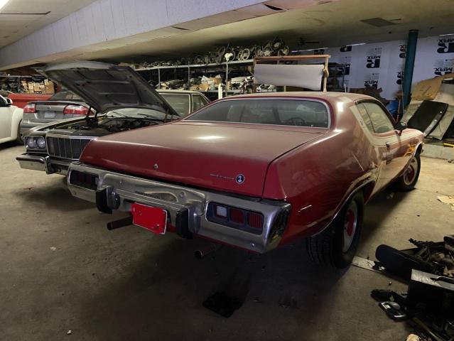 RM21H3G174999 - 1973 PLYMOUTH ROADRUNNER RED photo 4
