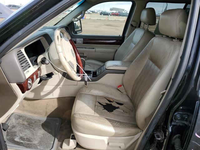 5LMEU68H74ZJ21562 - 2004 LINCOLN AVIATOR შავი ფოტო 7