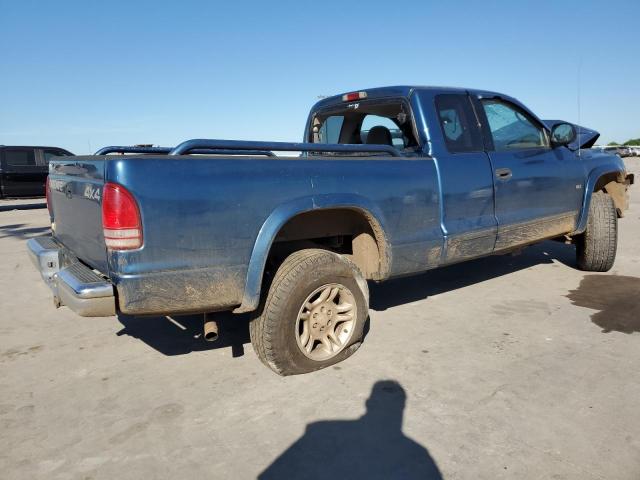 1B7GG42N22S715878 - 2002 DODGE DAKOTA SLT BLUE photo 3