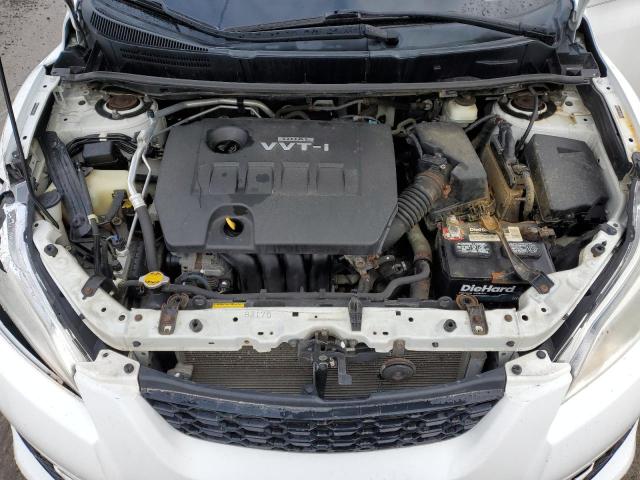 2T1KU4EE9AC358133 - 2010 TOYOTA COROLLA MA WHITE photo 11