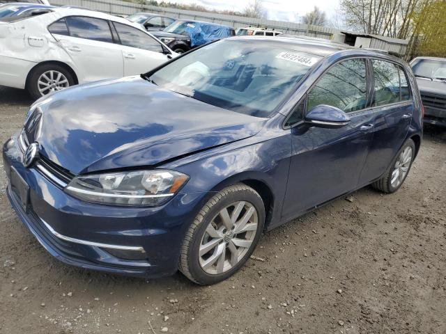 3VWG57AU2KM029829 - 2019 VOLKSWAGEN GOLF S BLUE photo 1