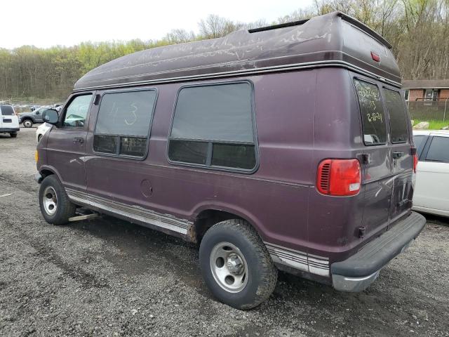 2B6HB11Y1WK149794 - 1998 DODGE RAM VAN B1500 BURGUNDY photo 2