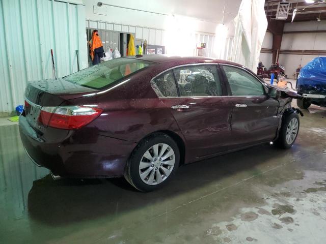 1HGCR3F85FA008438 - 2015 HONDA ACCORD EXL BURGUNDY photo 3