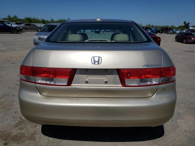 1HGCM66504A054827 - 2004 HONDA ACCORD EX GOLD photo 6