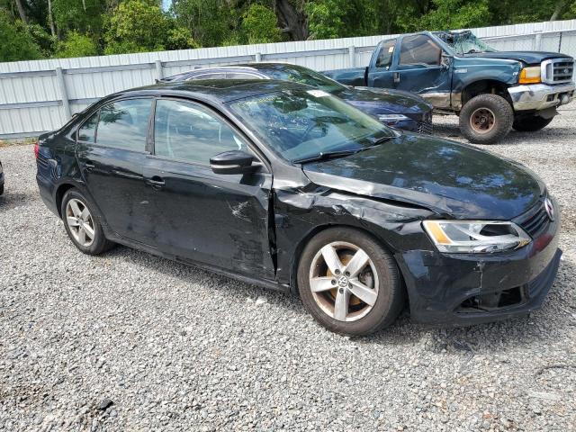 3VW3L7AJ7BM093262 - 2011 VOLKSWAGEN JETTA TDI BLACK photo 4