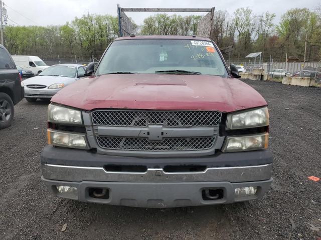 1GCEK19T14E343945 - 2004 CHEVROLET SILVERADO K1500 RED photo 5