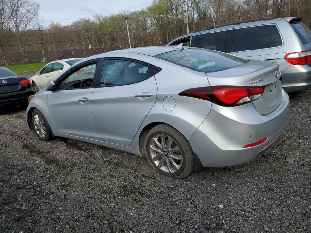 KMHDH4AE1GU487994 - 2016 HYUNDAI ELANTRA SE SILVER photo 2