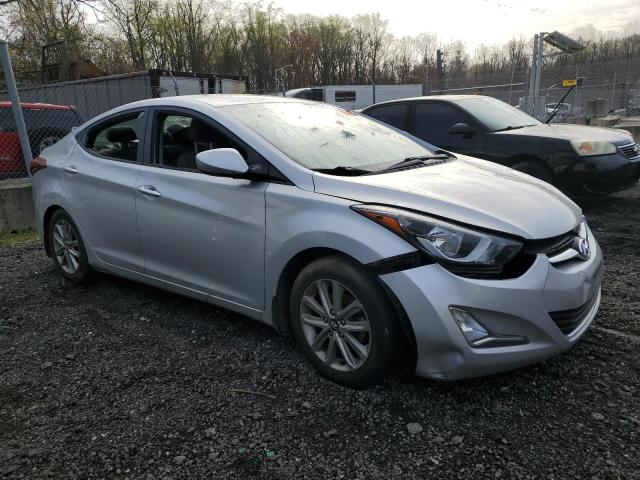 KMHDH4AE1GU487994 - 2016 HYUNDAI ELANTRA SE SILVER photo 4