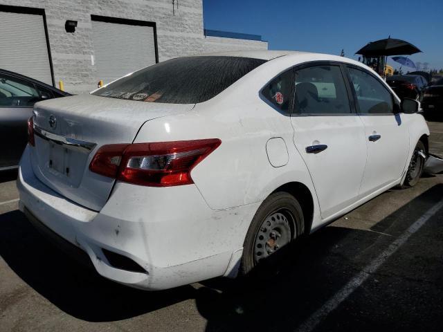 3N1AB7AP6KY329929 - 2019 NISSAN SENTRA S WHITE photo 3