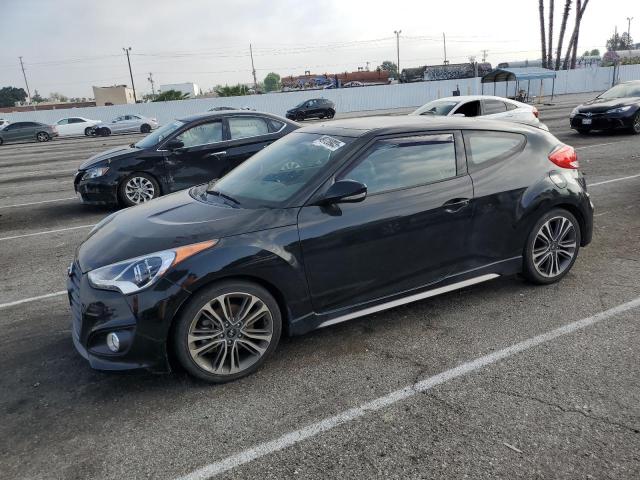 KMHTC6AE6GU295377 - 2016 HYUNDAI VELOSTER TURBO BLACK photo 1