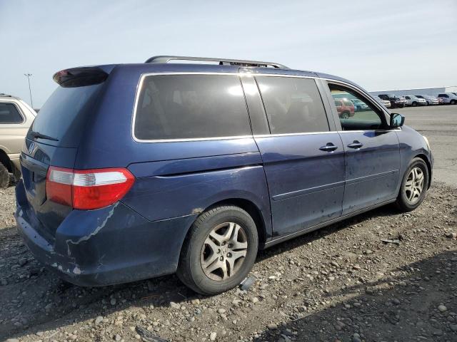 5FNRL38715B135756 - 2005 HONDA ODYSSEY EXL BLUE photo 3