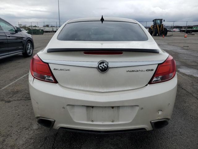 2G4GV5GV1C9177354 - 2012 BUICK REGAL GS WHITE photo 6