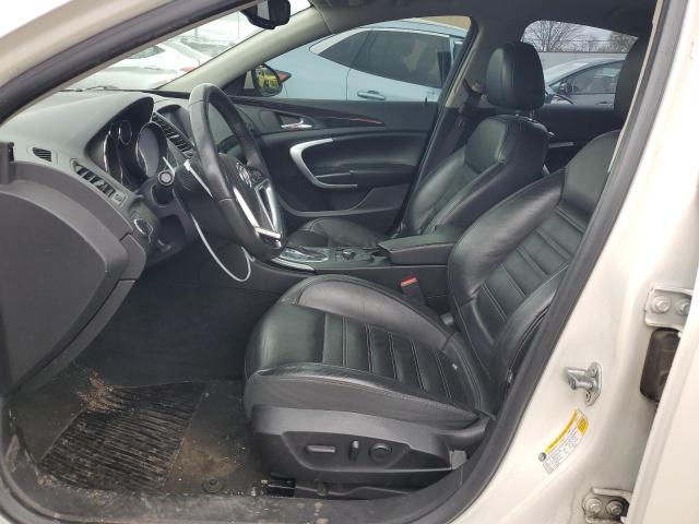 2G4GV5GV1C9177354 - 2012 BUICK REGAL GS Ақ фото 7