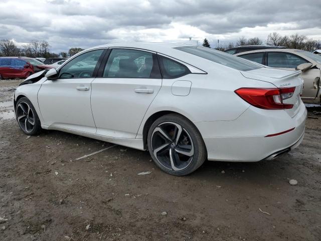 1HGCV1F34LA078142 - 2020 HONDA ACCORD SPORT WHITE photo 2