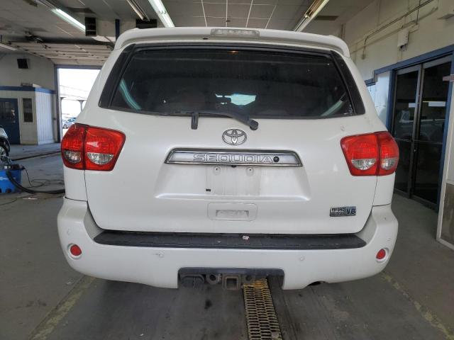 5TDDY5G16BS040217 - 2011 TOYOTA SEQUOIA PLATINUM WHITE photo 6