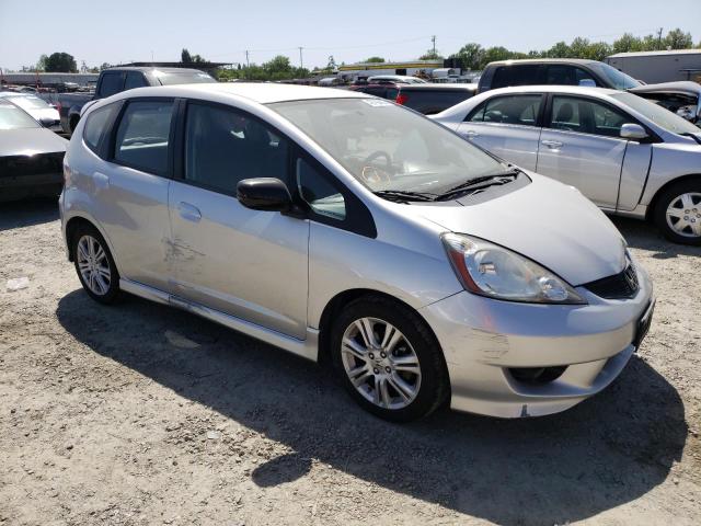 JHMGE8H50BS006739 - 2011 HONDA FIT SPORT SILVER photo 4