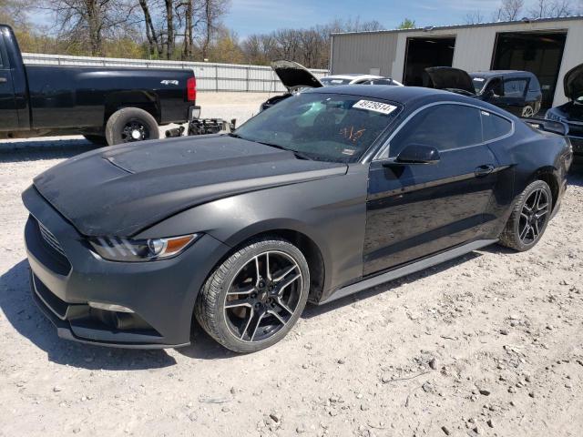 1FA6P8TH3G5255380 - 2016 FORD MUSTANG BLACK photo 1