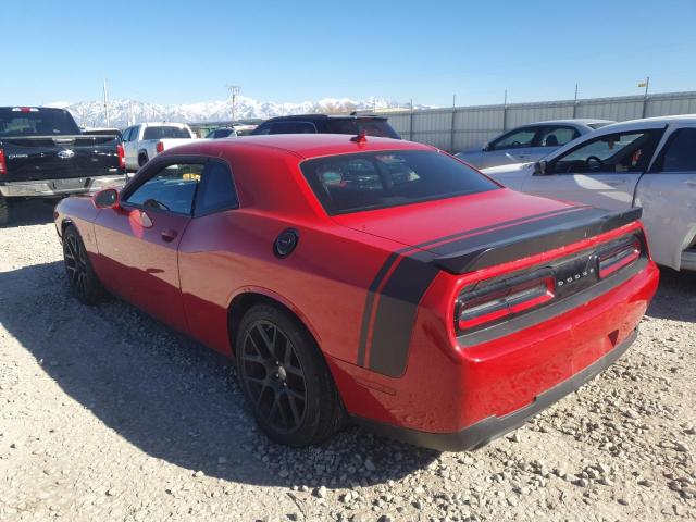 2C3CDZFJ0GH153834 - 2016 DODGE CHALLENGER R/T SCAT PACK RED photo 2