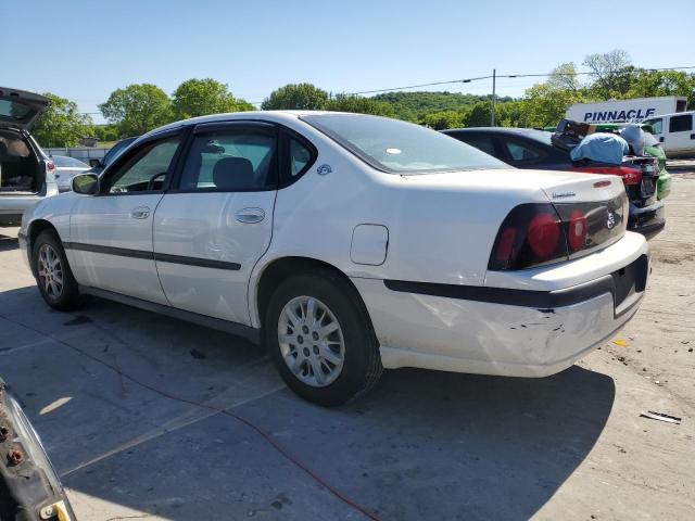 2G1WF52E659301425 - 2005 CHEVROLET IMPALA WHITE photo 2