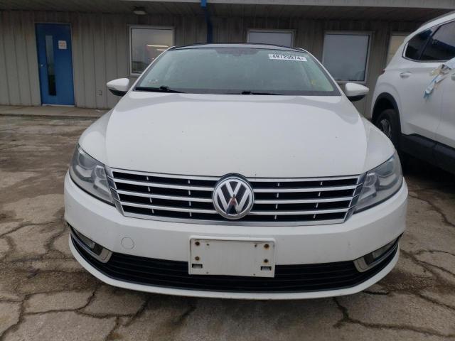 WVWRN7AN8DE520323 - 2013 VOLKSWAGEN CC LUXURY WHITE photo 5