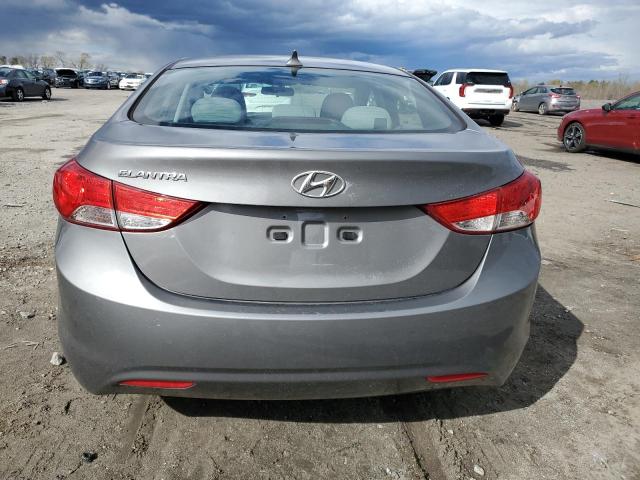 5NPDH4AE9DH178395 - 2013 HYUNDAI ELANTRA GLS GRAY photo 6