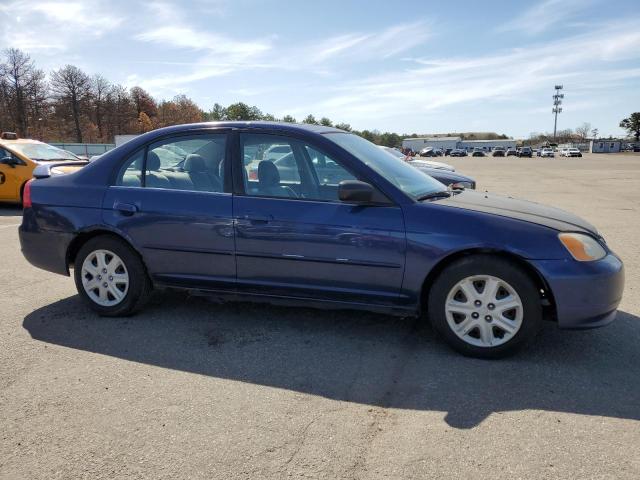 2HGES26733H500770 - 2004 HONDA CIVIC EX BLUE photo 4