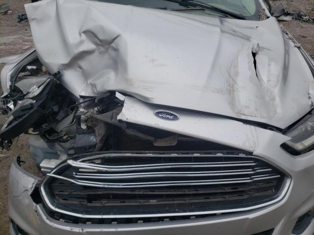 3FA6P0HD0ER143847 - 2014 FORD FUSION SE SILVER photo 11