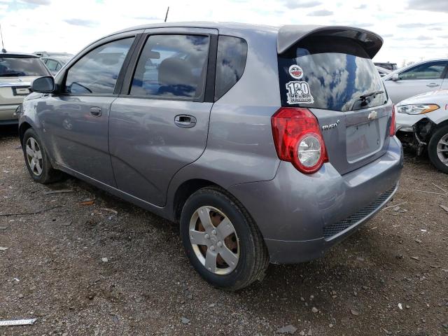 KL1TD66EX9B338490 - 2009 CHEVROLET AVEO LS 灰色 照片 2