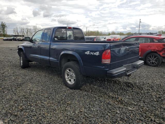 1D7HG32N54S574165 - 2004 DODGE DAKOTA SPORT BLUE photo 2