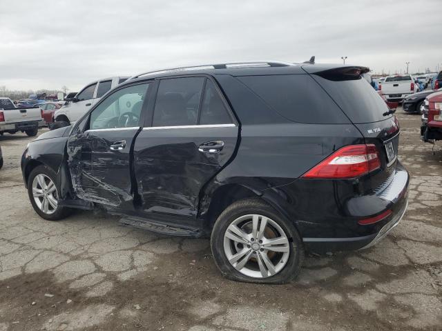 4JGDA5HB9DA191219 - 2013 MERCEDES-BENZ ML 350 4MATIC BLACK photo 2