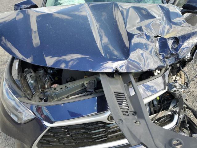 5TDGZRBH3MS132054 - 2021 TOYOTA HIGHLANDER XLE BLUE photo 11