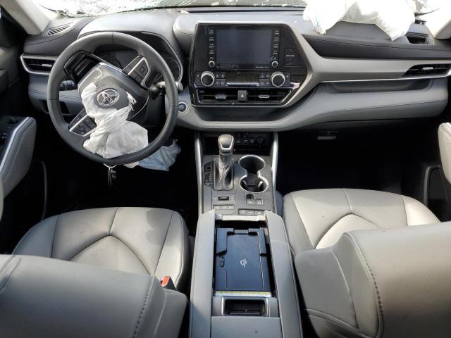 5TDGZRBH3MS132054 - 2021 TOYOTA HIGHLANDER XLE BLUE photo 8