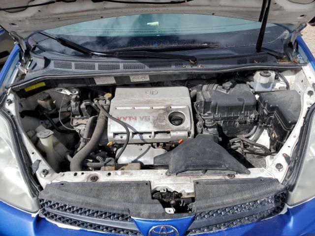 5TDZA23C15S254553 - 2005 TOYOTA SIENNA CE BLUE photo 12