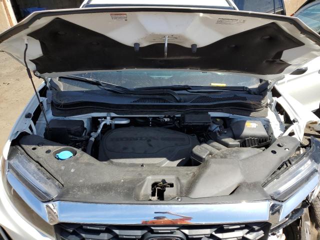 5FNYF8H5XNB011127 - 2022 HONDA PASSPORT EXL WHITE photo 12