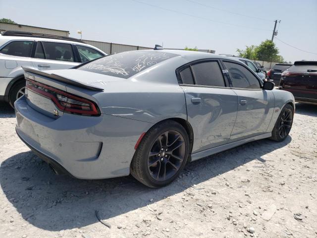 2C3CDXGJ5NH147284 - 2022 DODGE CHARGER SCAT PACK GRAY photo 3