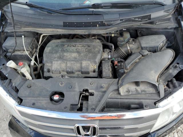 5FNRL5H61CB060329 - 2012 HONDA ODYSSEY EXL BLACK photo 12