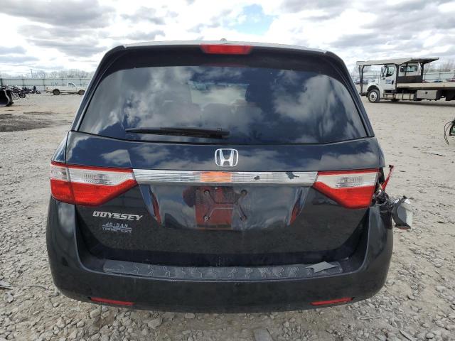 5FNRL5H61CB060329 - 2012 HONDA ODYSSEY EXL BLACK photo 6