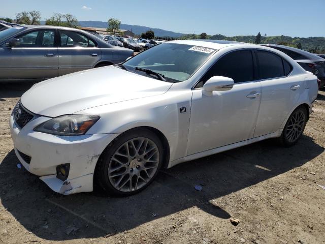 JTHBF5C26C5169981 - 2012 LEXUS IS 250 WHITE photo 1