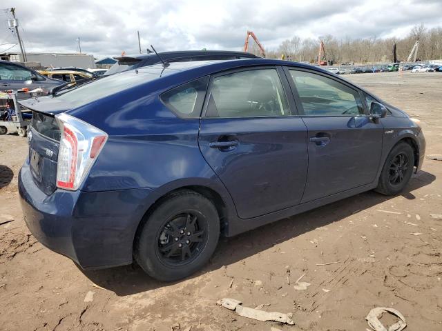 JTDKN3DU1D1644826 - 2013 TOYOTA PRIUS BLUE photo 3