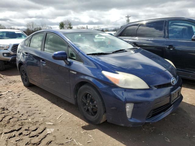 JTDKN3DU1D1644826 - 2013 TOYOTA PRIUS BLUE photo 4