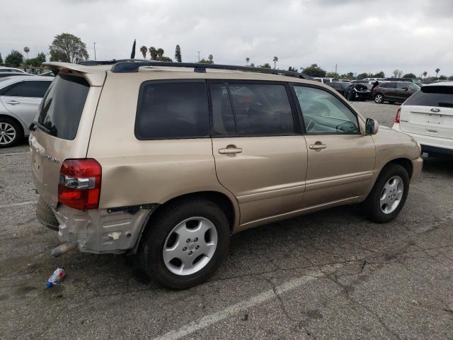 JTEEP21A540002557 - 2004 TOYOTA HIGHLANDER GOLD photo 3