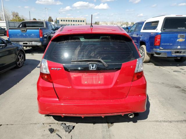 JHMGE8G58BC019122 - 2011 HONDA FIT SPORT RED photo 6