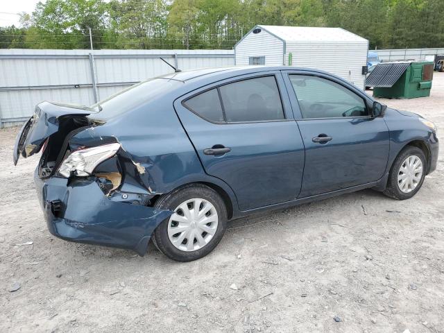 3N1CN7AP7GL849416 - 2016 NISSAN VERSA S BLUE photo 3