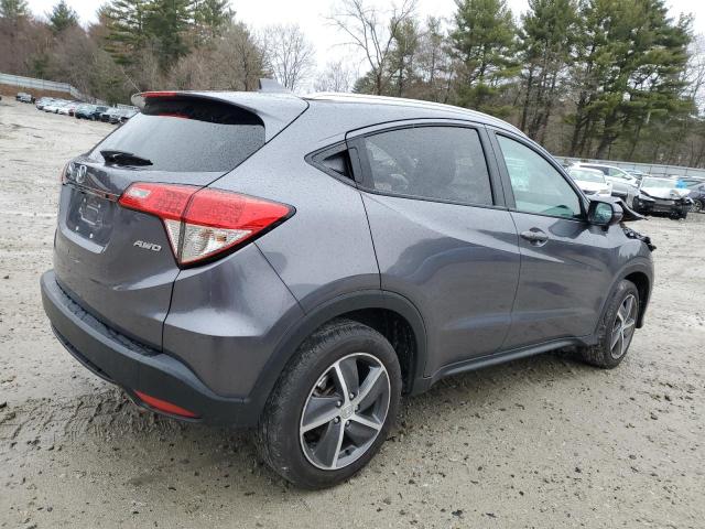 3CZRU6H58NM727058 - 2022 HONDA HR-V EX GRAY photo 3