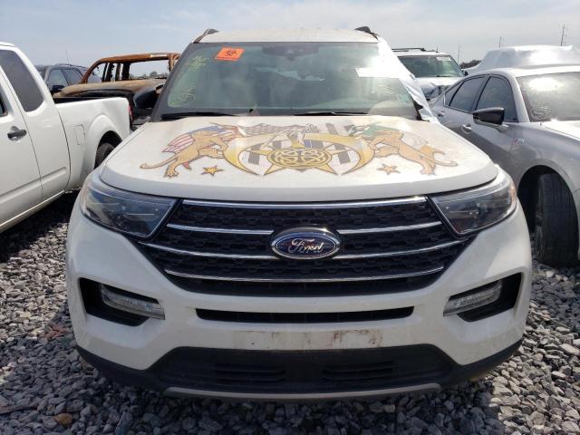 1FMSK7DHXLGD13074 - 2020 FORD EXPLORER XLT WHITE photo 5