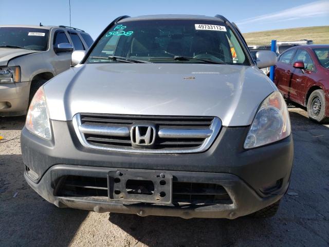 JHLRD78842C044795 - 2002 HONDA CR-V EX SILVER photo 5