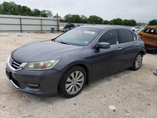 1HGCR3F89EA011793 - 2014 HONDA ACCORD EXL GRAY photo 1