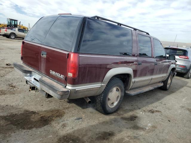 1GNFK16R2WJ354161 - 1998 CHEVROLET SUBURBAN K1500 BURGUNDY photo 3